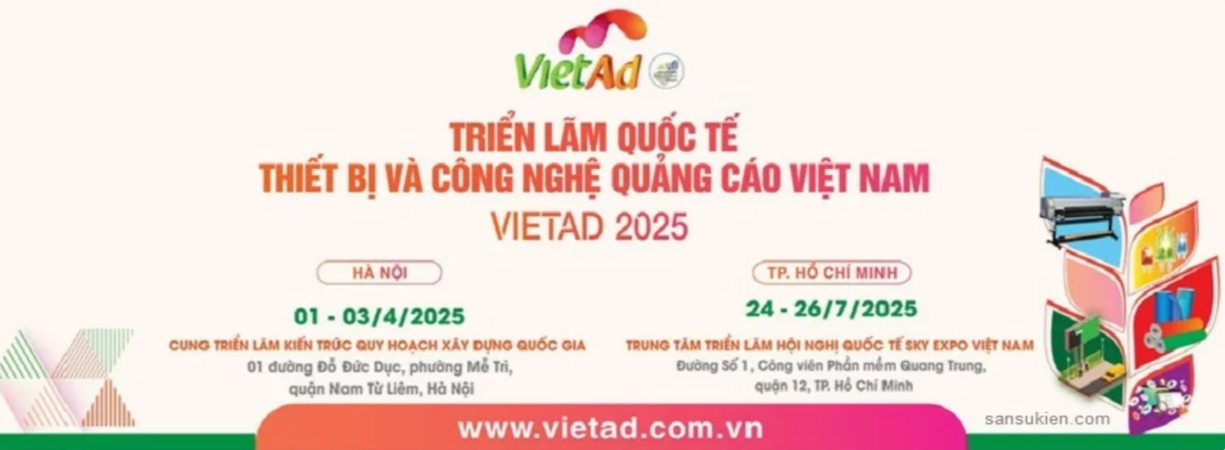 Triển lãm Quốc tế Thiết bị và Công nghệ Quảng cáo tại Hà Nội